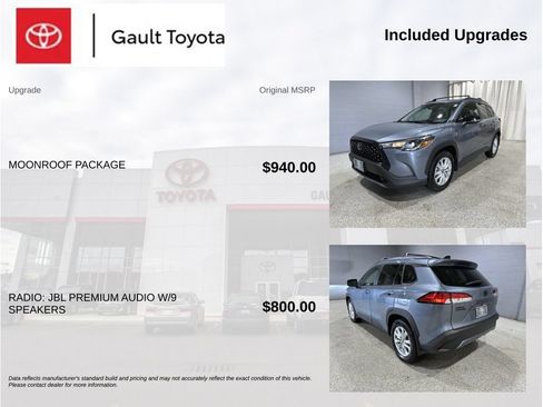 Used 2025 Toyota Corolla Cross LE w/ Moonroof Package AWD/4WD image 4