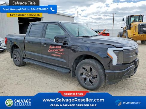 Used 2022 Ford F150 Lightning Lariat w/ Equipment Group 511A High AWD/4WD image 5
