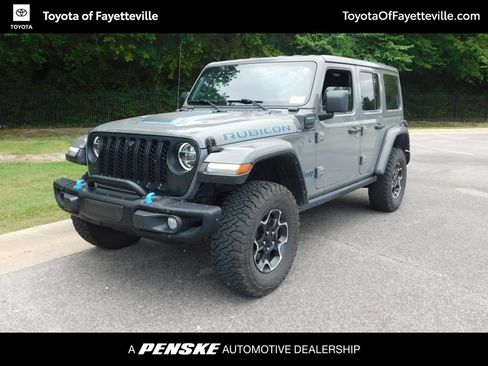 Used 2021 Jeep Wrangler Unlimited Rubicon 4xe w/ Steel Bumper Group AWD/4WD image 1