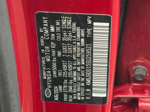 Used 2025 Hyundai Tucson Blue image 29