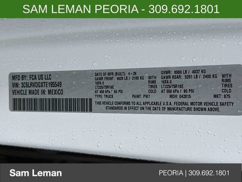 New 2026 RAM ProMaster 2500 w/ Convenience Group FWD image 27