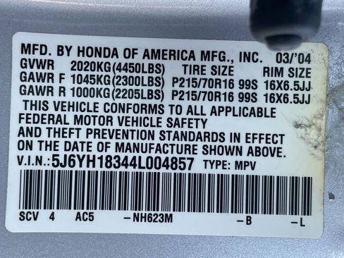 Used 2004 Honda Element LX image 32