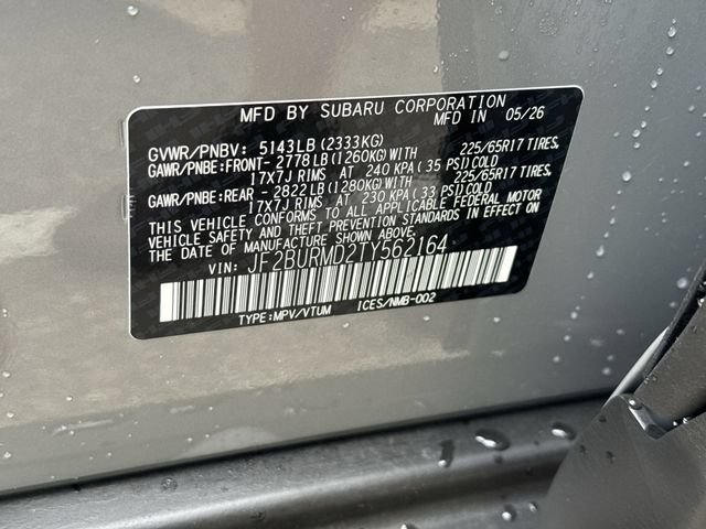 New 2026 Subaru Outback Wilderness AWD/4WD image 27