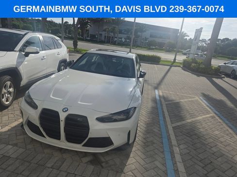 Used 2024 BMW M3 Competition w/ Parking Assistance Package RWD image 2