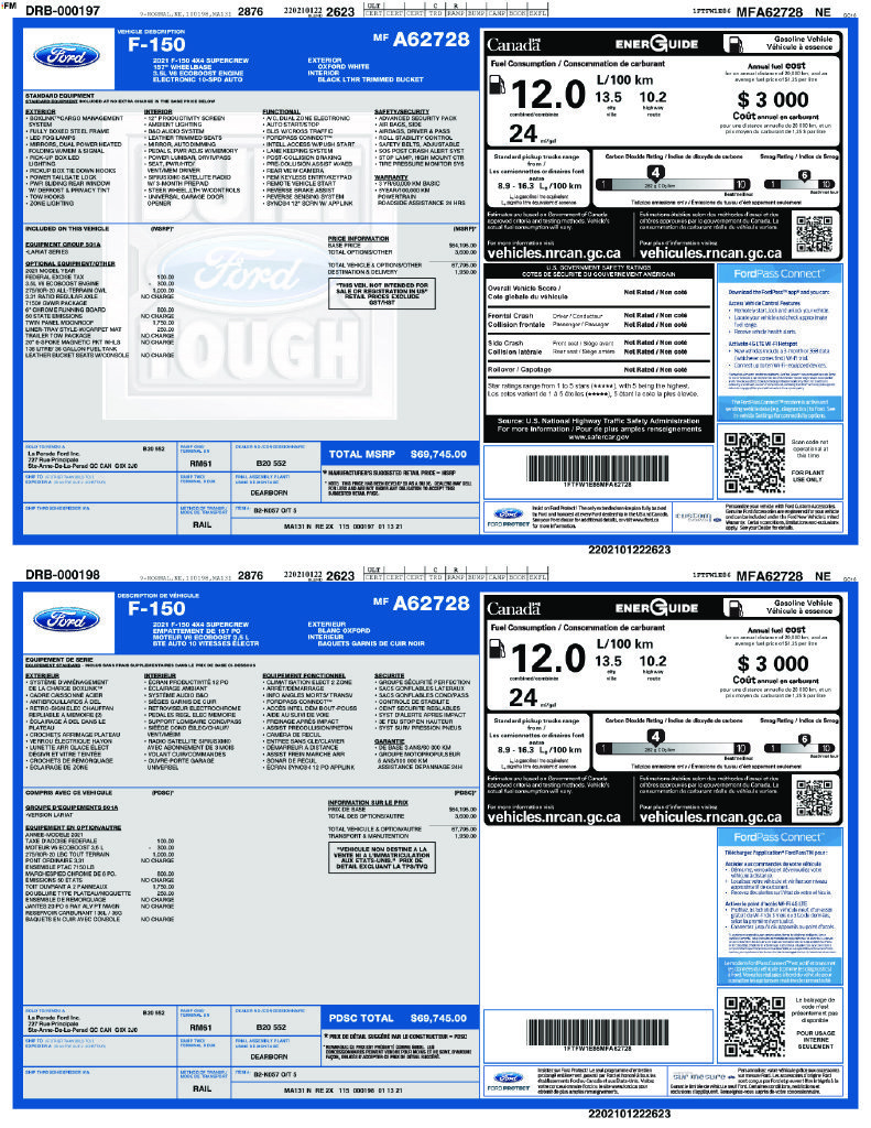 Used 2021 Ford F150 Lariat AWD/4WD image 6