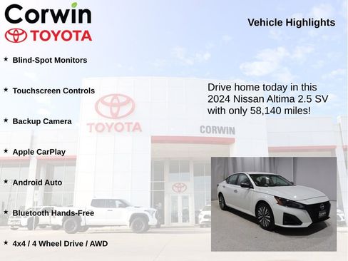 Used 2024 Nissan Altima 2.5 SV AWD/4WD image 6