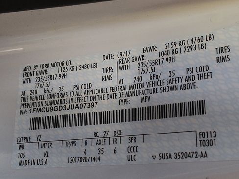 Used 2018 Ford Escape SE image 33