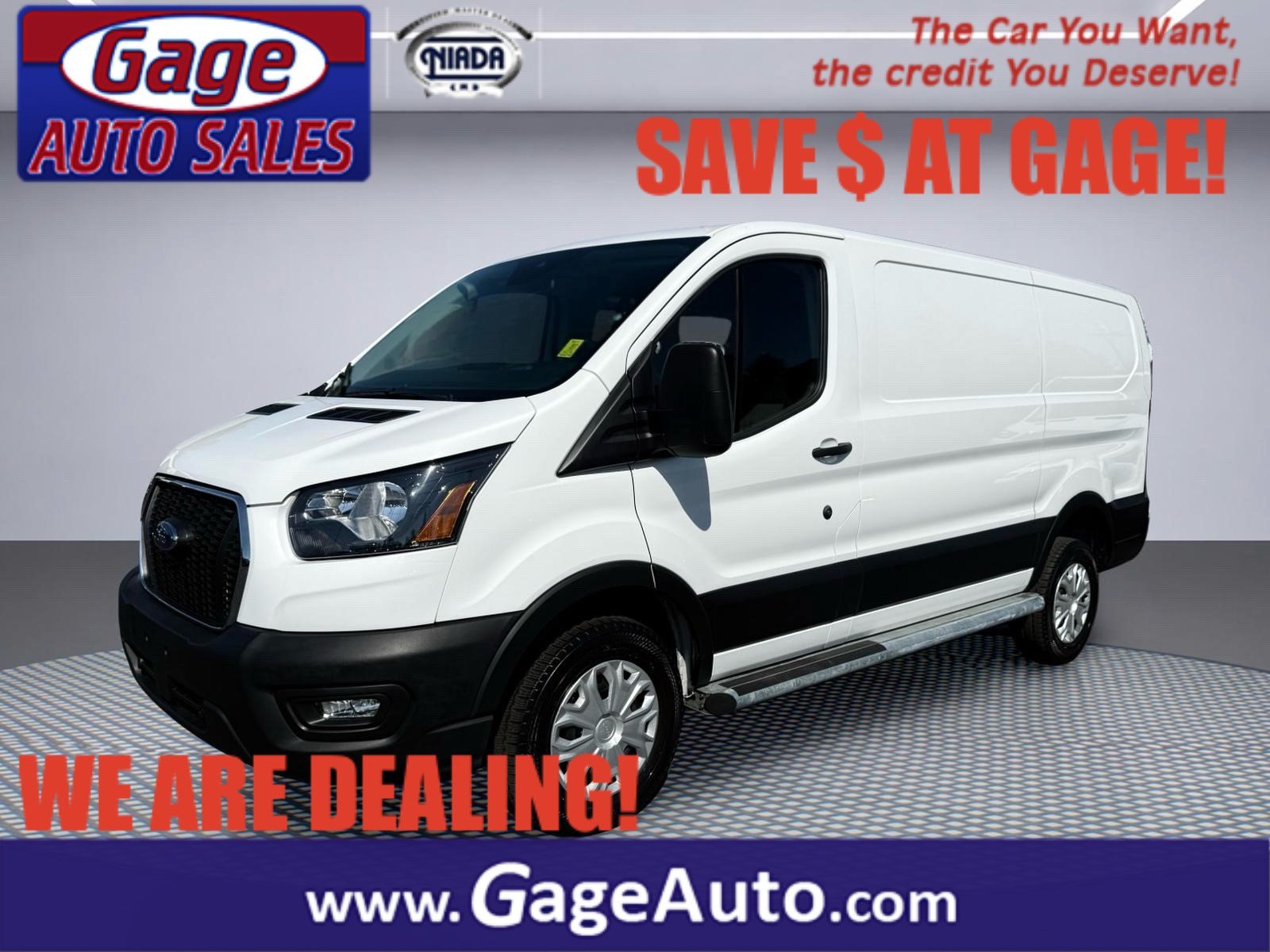 Used 2025 Ford Transit 250 Low Roof w/ Exterior Upgrade Package RWD image 1