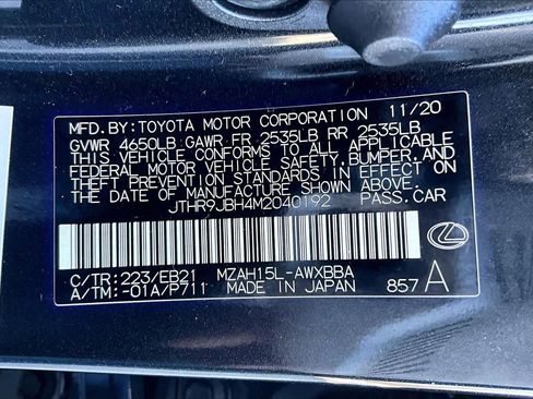 Used 2021 Lexus UX 250h F Sport w/ F Sport Premium Package image 37