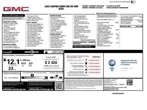 Used 2022 GMC Canyon Elevation w/ Elevation Premium Package AWD/4WD image 2
