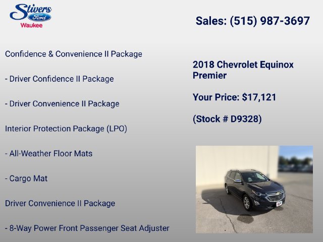 Used 2018 Chevrolet Equinox Premier FWD image 16