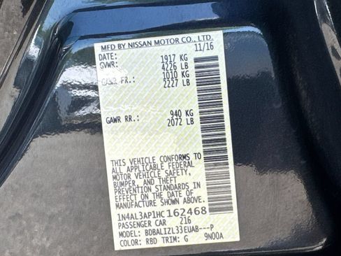 Used 2017 Nissan Altima 2.5 SV FWD image 32