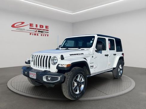 Used 2019 Jeep Wrangler Unlimited Sahara w/ Uconnect 4C Nav & Sound Group image 1
