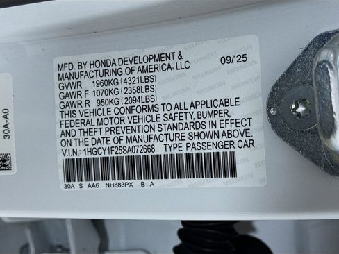 New 2025 Honda Accord LX image 30