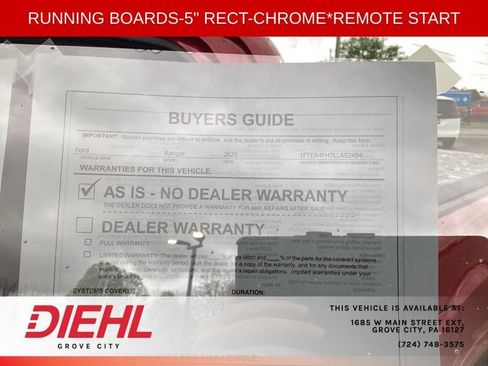 Used 2020 Ford Ranger XLT w/ Equipment Group 301A Mid AWD/4WD image 14