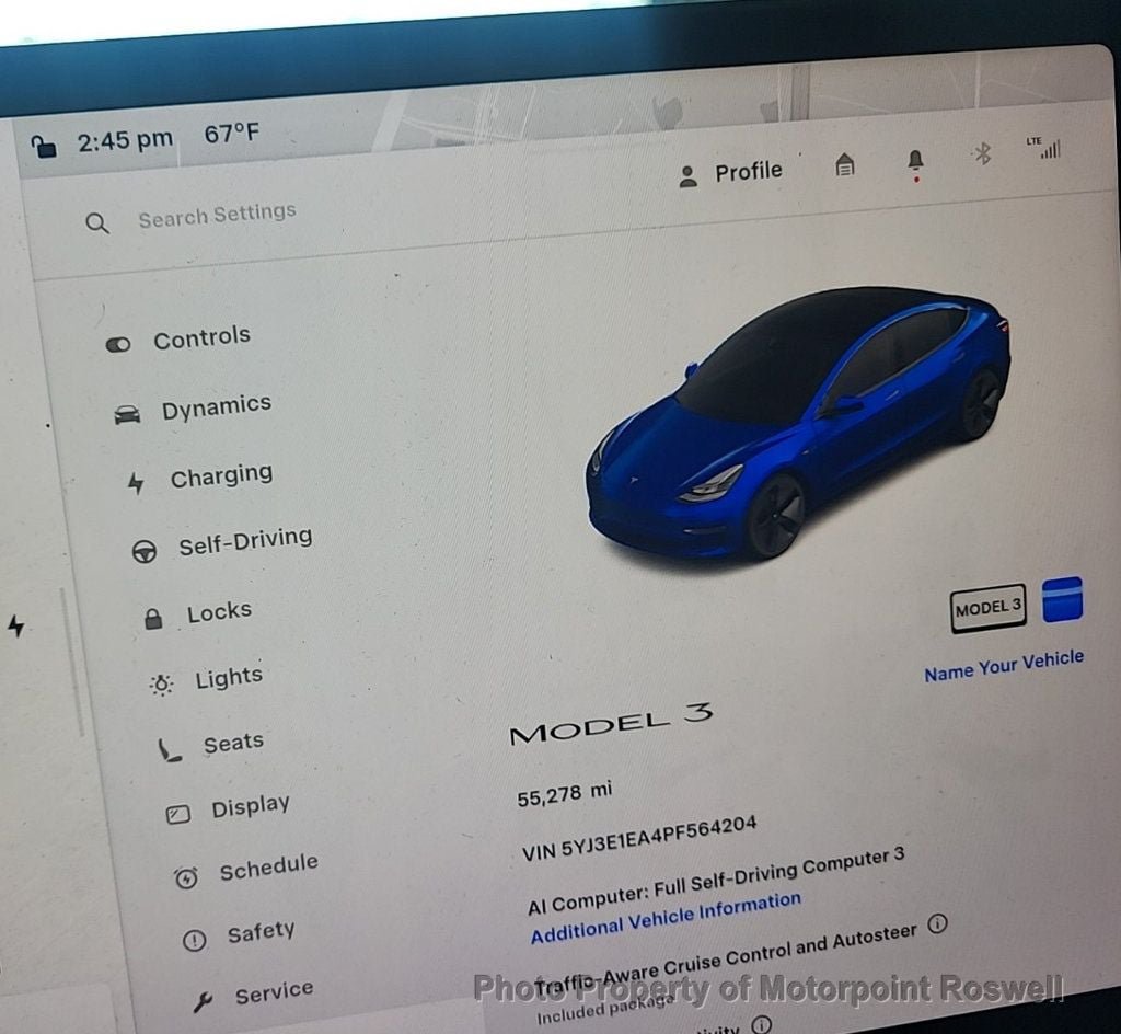 Used 2023 Tesla Model 3 Standard Range RWD image 3