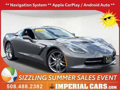 Used 2016 Chevrolet Corvette Stingray Coupe w/ 2LT Preferred Equipment Group RWD image 1