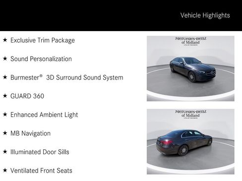 New 2025 Mercedes-Benz C 300 Sedan image 4