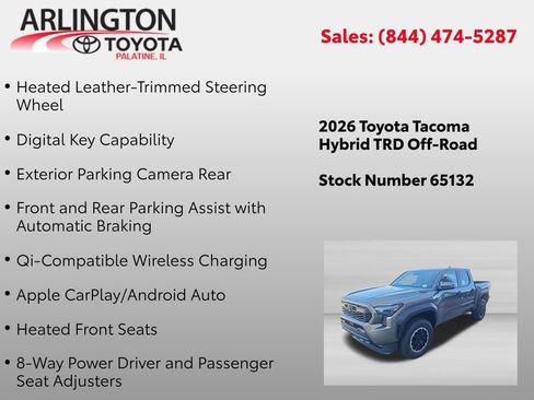 New 2026 Toyota Tacoma TRD Off-Road AWD/4WD image 18