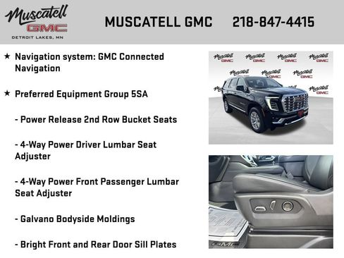 Used 2026 GMC Yukon Denali w/ Sun & Power Step Package AWD/4WD image 6
