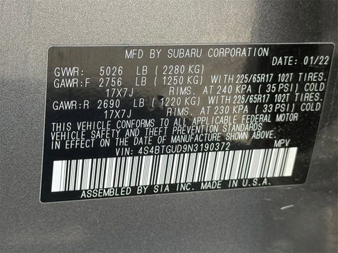 Used 2022 Subaru Outback Wilderness image 36