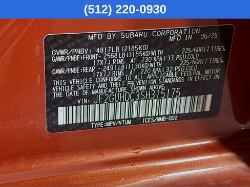 Used 2025 Subaru Crosstrek 2.0i Premium image 41