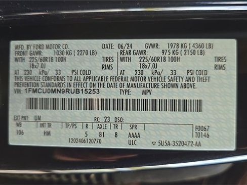 Used 2024 Ford Escape ST-Line w/ Tech Pack #1 image 30