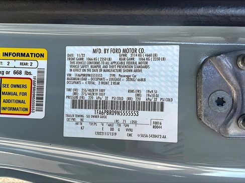 Used 2022 Ford Mustang Mach 1 w/ Equipment Group 700A RWD image 23