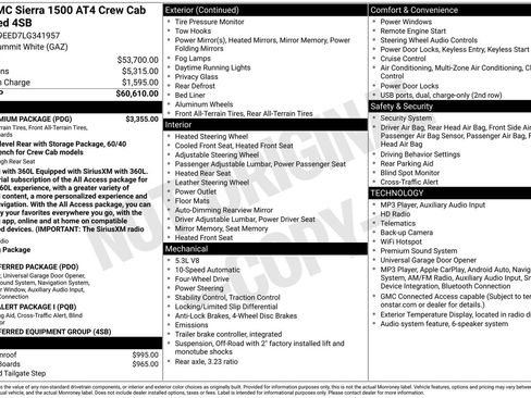 Used 2020 GMC Sierra 1500 AT4 w/ AT4 Premium Package AWD/4WD image 4