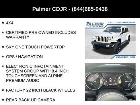 Used 2023 Jeep Wrangler Unlimited Sahara w/ Cold Weather Group AWD/4WD image 7
