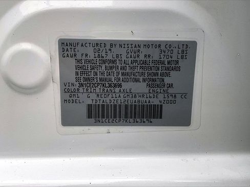 Used 2019 Nissan Versa Note SV image 35