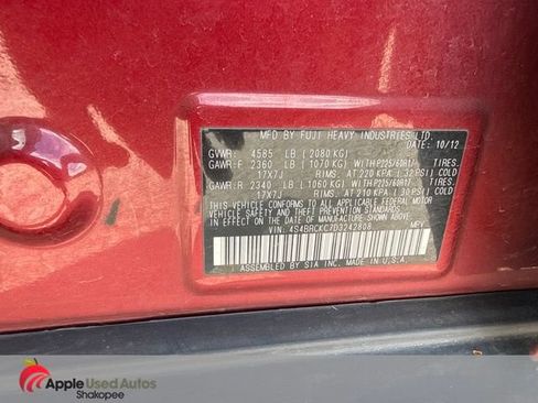 Used 2013 Subaru Outback 2.5i Limited AWD/4WD image 12