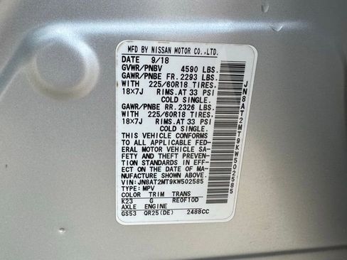 Used 2019 Nissan Rogue SV w/ Sun & Sound Touring Package FWD image 25