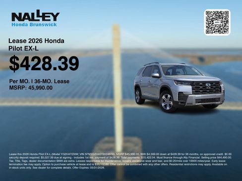 New 2026 Honda Pilot EX-L image 3