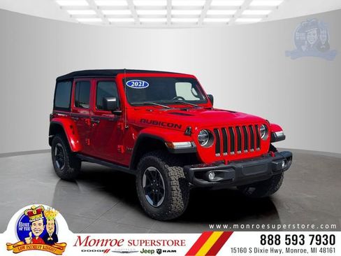 Used 2021 Jeep Wrangler Unlimited Rubicon w/ Steel Bumper Group AWD/4WD image 1