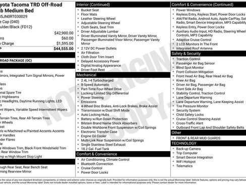 Used 2024 Toyota Tacoma TRD Off-Road image 9