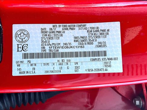 Used 2018 Ford F150 XLT w/ Equipment Group 302A Luxury image 37