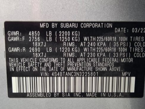 Used 2022 Subaru Outback Limited AWD/4WD image 33