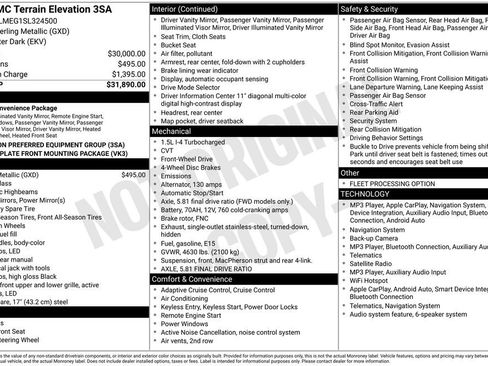 Used 2025 GMC Terrain Elevation FWD image 11