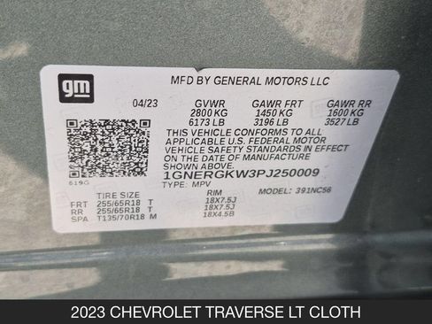 Used 2023 Chevrolet Traverse LT FWD image 24