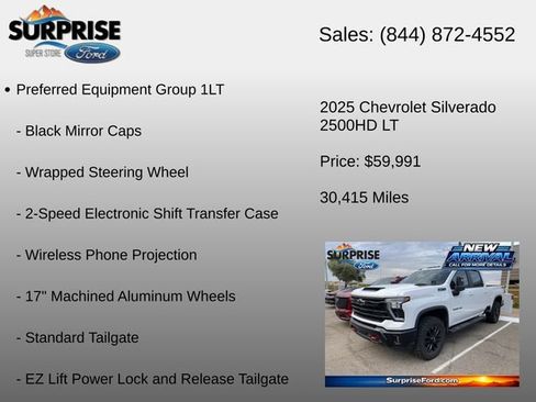 Used 2025 Chevrolet Silverado 2500 LT w/ Trail Boss Package AWD/4WD image 17