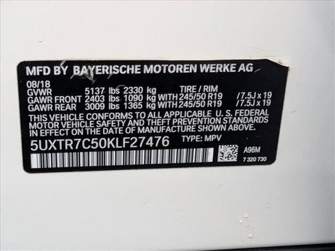 Used 2019 BMW X3 sDrive30i w/ Driving Assistance Package image 24