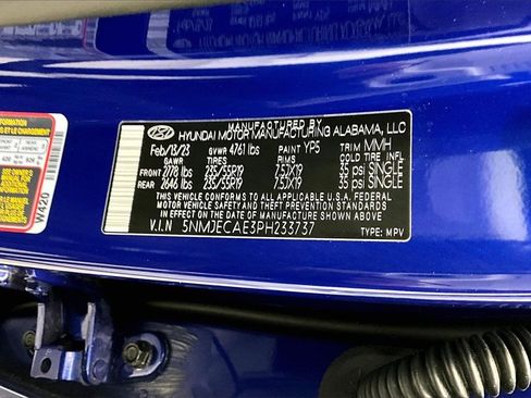 Certified 2023 Hyundai Tucson Limited w/ Cargo Package image 34