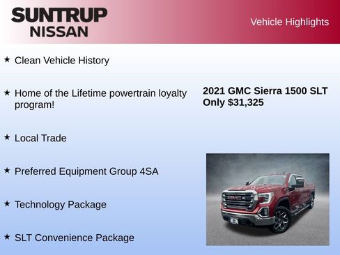 Used 2021 GMC Sierra 1500 SLT w/ SLT Premium Plus Package image 8