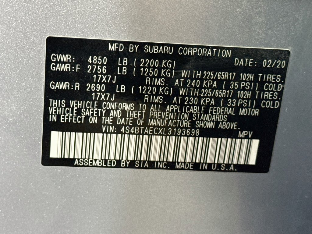 Used 2020 Subaru Outback Premium AWD/4WD image 41