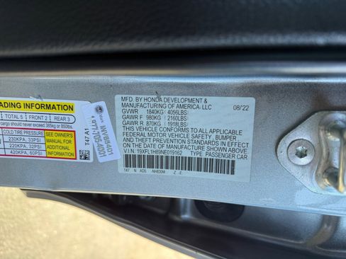 Used 2022 Honda Civic Sport Touring image 24