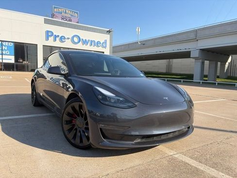 Used 2021 Tesla Model 3 Performance AWD/4WD image 1