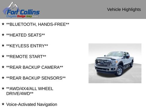 Used 2016 Ford F250 Lariat w/ Chrome Package AWD/4WD image 4