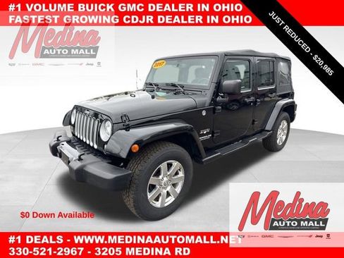 Used 2017 Jeep Wrangler Unlimited Sahara w/ Max Tow Package image 1