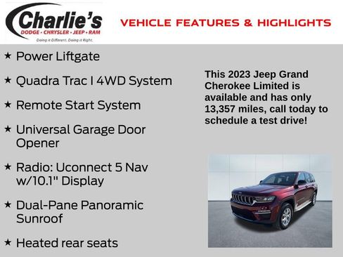 Used 2023 Jeep Grand Cherokee Limited image 12